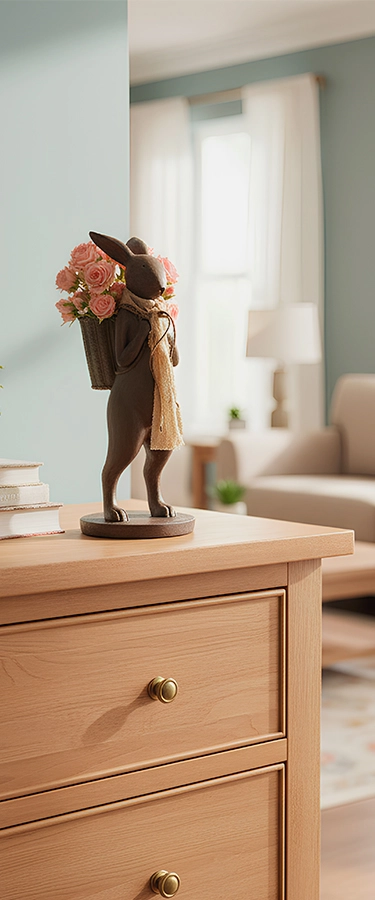 Статуэтка "Кролик с корзиной"  в Москве